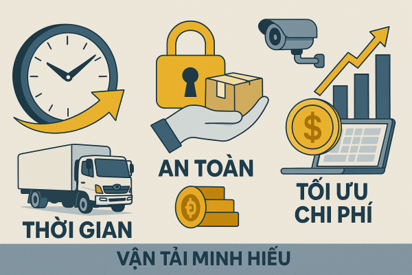 Những ưu điểm của dịch vụ vận chuyển hàng hoá tại Minh Hiếu