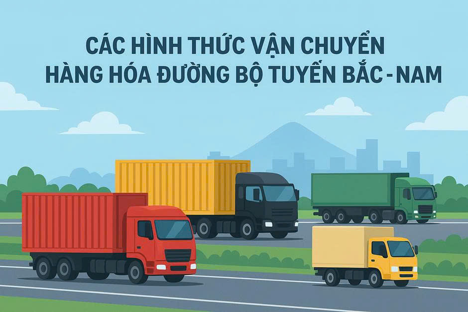 5 Hình Thức Vận Chuyển Hàng Hoá Đường Bộ Tuyến Bắc Nam