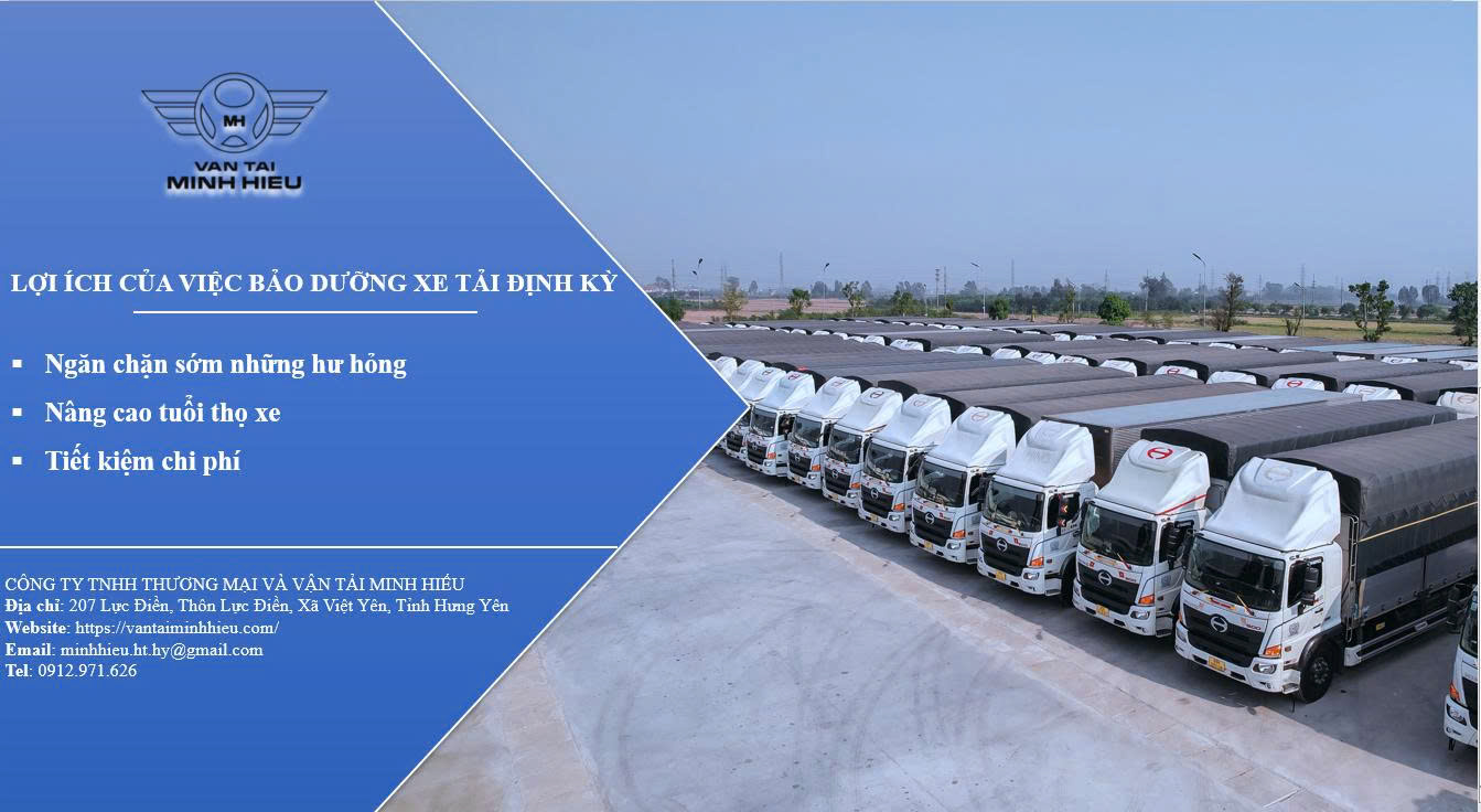 2 Lợi ích của việc bảo dưỡng định kỳ xe tải